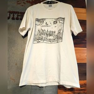 Vintage Manila Island Tshirt Large